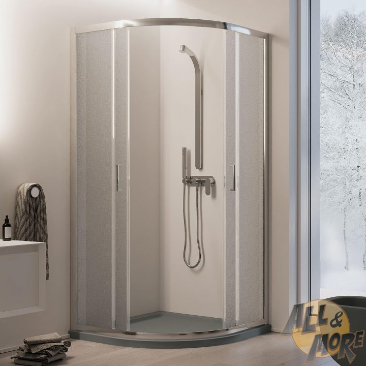 Cabine Paroi Douche Demi-Circulaire 80X80 H200 Cm Verre concernant Celco  Design  Cabine De Douche  Circulaire  Piecees  Detachees