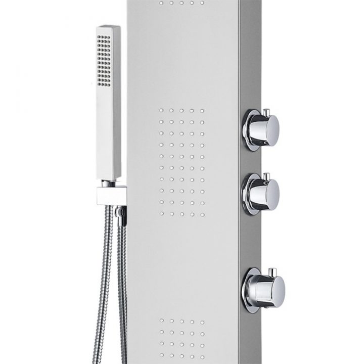 Colonne De Douche En Inox – Thermostatique – Cascade destiné Colonne Hydro Oxo 1237962