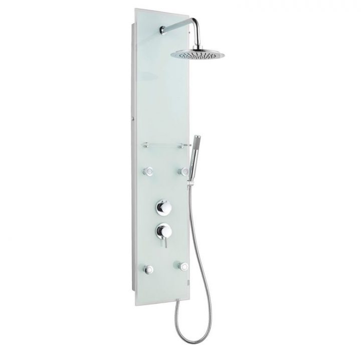 Colonne De Douche Hydromassante Glass – Salle De Bains avec Colonne Hydro Oxo 1237962