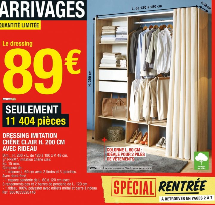 Dressing Brico Dépôt – Promo Et Prix Dans Le Catalogue Du tout Dressing Brico Depot