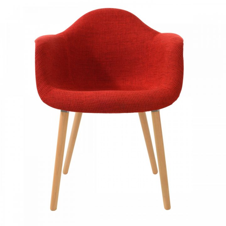 Fauteuil Rebecca Rouge – Koya Design tout Bouchara Fauteuils