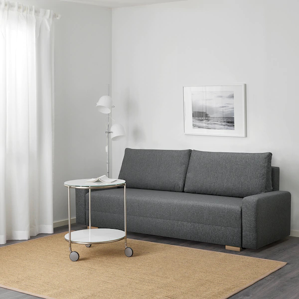 Grälviken Canapé 3 Places Convertible, Gris Foncé – Ikea tout Ikea France Graelviken