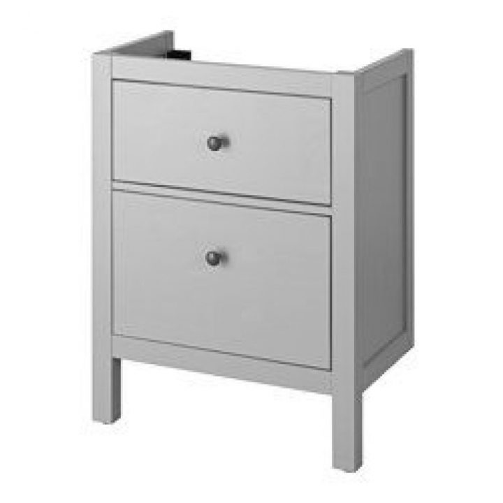 Hemnes / Hagaviken Sink Cabinet With 2 Drawers Gray serapportantà Hemnes Gris Lavabo