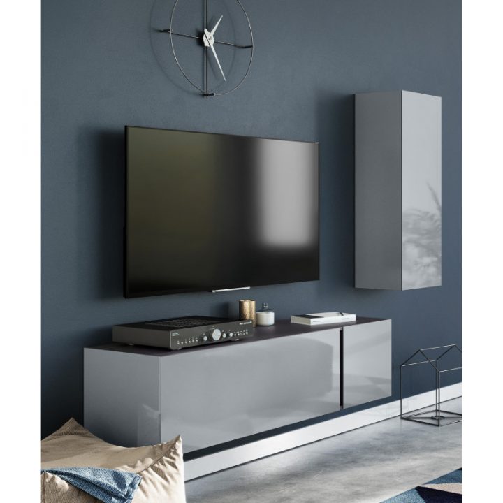 meuble tv en verre design