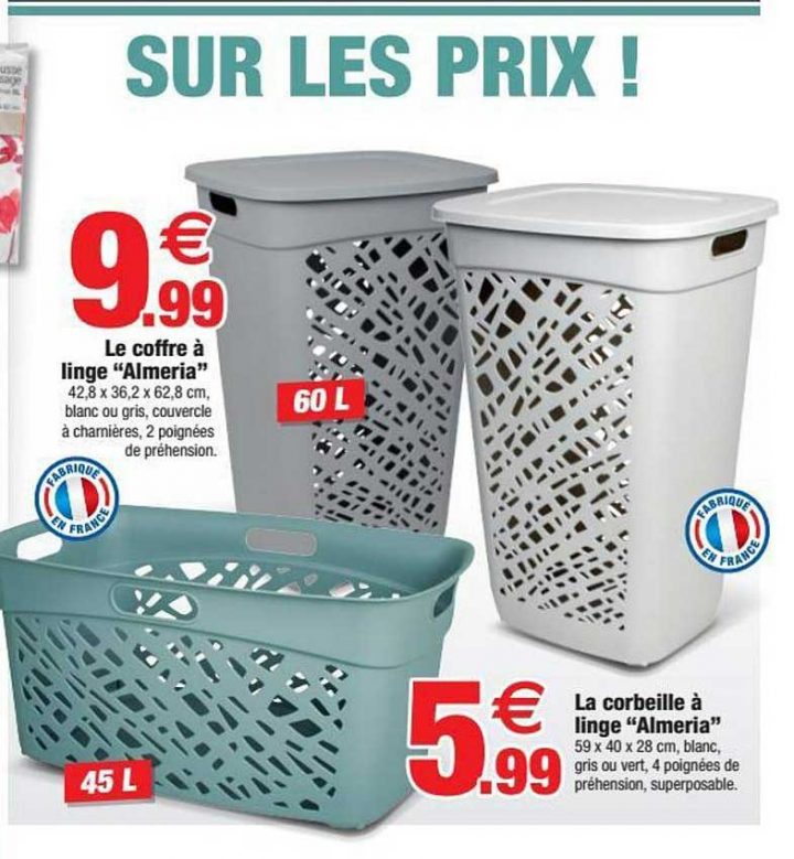 Offre Coffre À Linge Chez Gifi à Gifi Corbeille A Linge