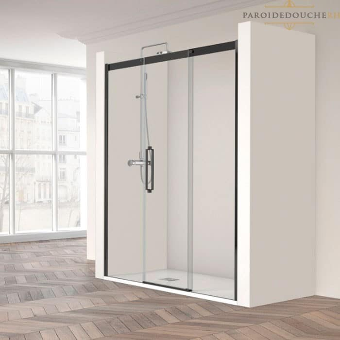 Paroi De Douche Coulissantes Verre 8 Mm Rh1288 intérieur Paroi De Douche Fixe Verre 8 Mm – 110X200 Cm