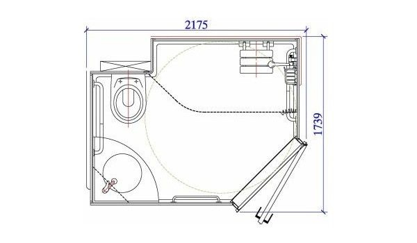 Salles De Bain Préfabriquées Pour Les Personnes À Mobilité dedans Dimension Wc Pmr Download