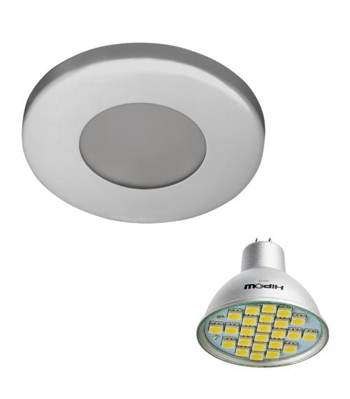 Spot Encastrable Salle De Bain Chrome Rond Gu5.3 Mr16 Ip44 à Spot Led Encastrable Salle De Bain Ip65 Etanche 220V Castorama