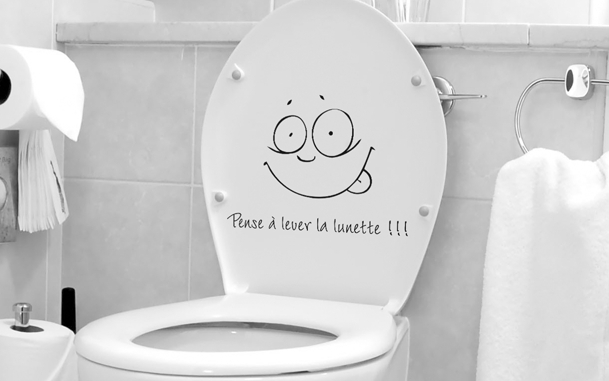 Stickers Toilette Lunette tout Ajouter Lavabo Dans Les Toilzttes