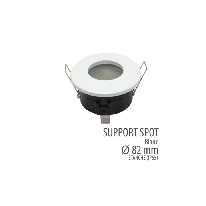 Support De Spot Led Étanche Ip65 Blanc – Sécurité pour Spot Led Encastrable Salle De Bain Ip65 Etanche 220V Castorama