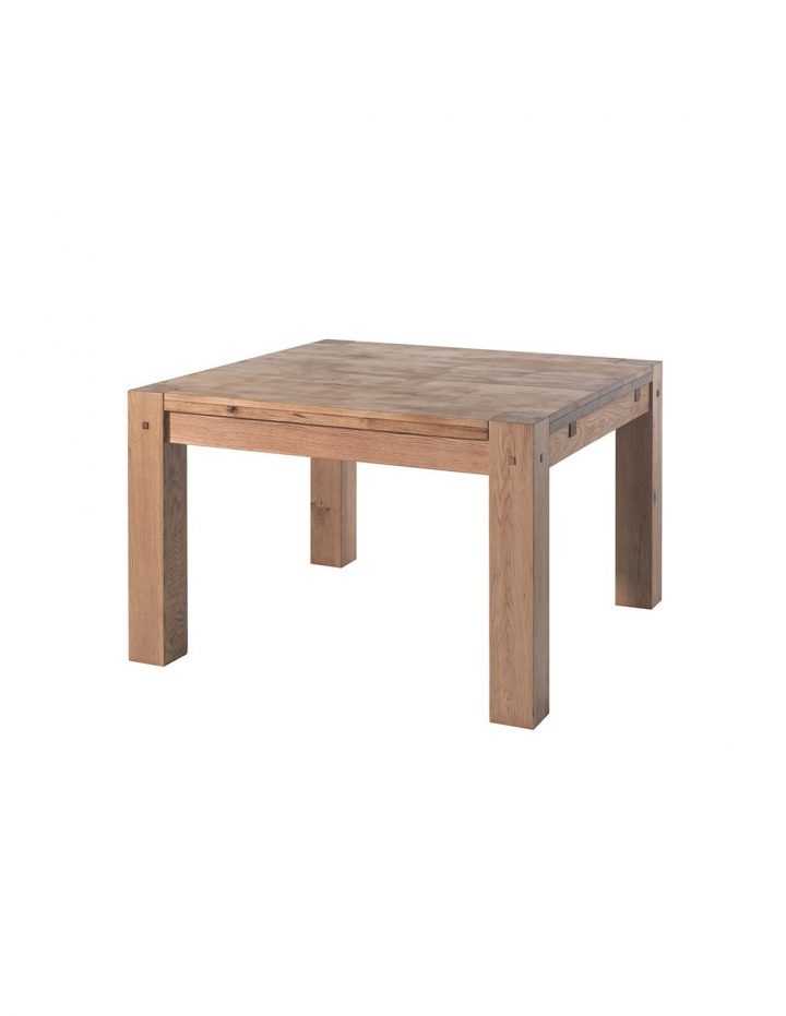 Table Carrée En Chêne Huilé Lodge 120 X 120 Cm – Casita avec Meubles Casita Lodge