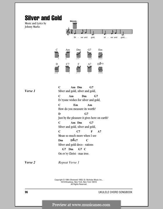 silber und gold chords