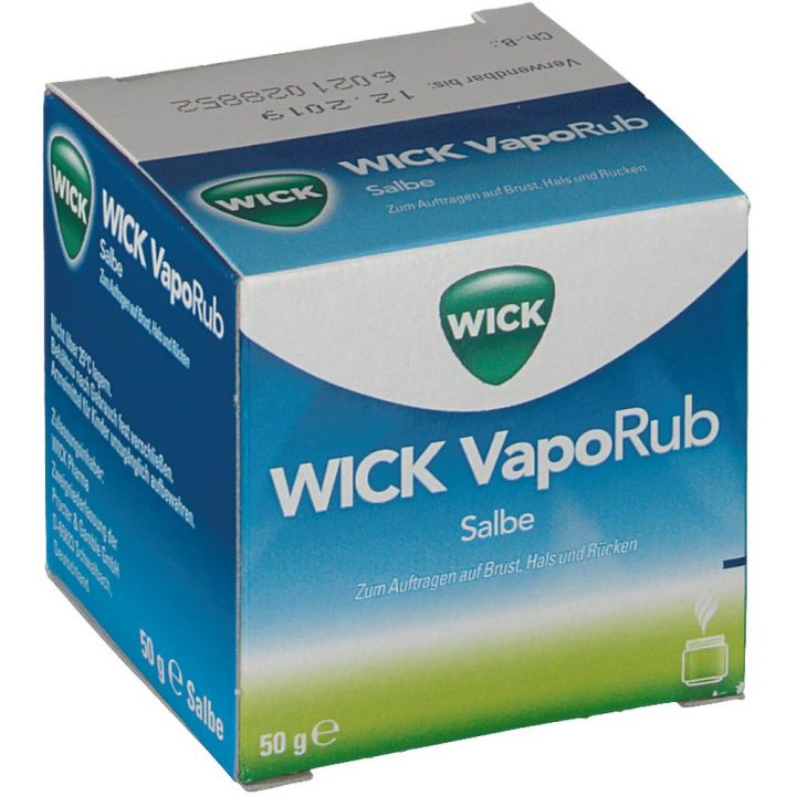 wick vaporub baby gefährlich