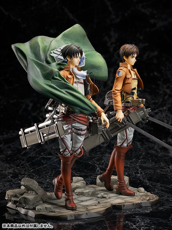 attack on titan levi figur