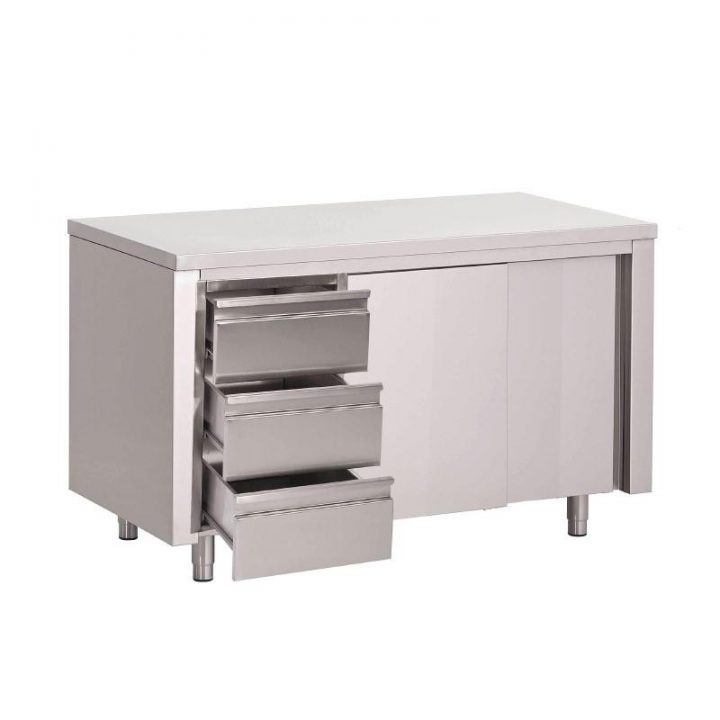 meuble cuisine inox pas cher