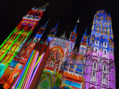 rouen kathedrale lichtshow 2022