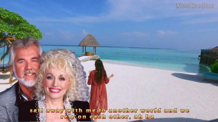 dolly parton island in the stream text