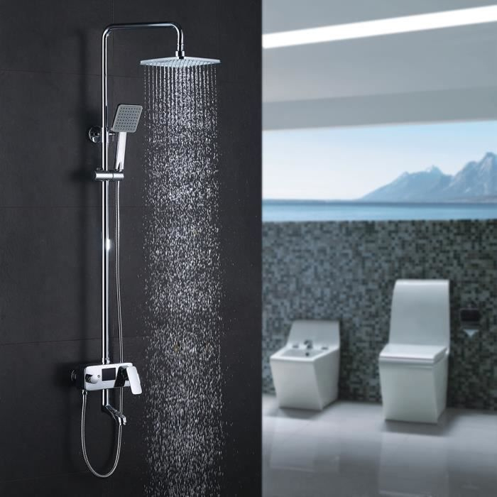 Colonne De Douche Italienne Ou Mitigeur Pour Baigoire Avec Grand encequiconcerne Alerte Pour Douche