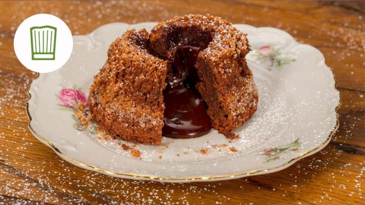 schokokuchen mit flüssigem kern lafer