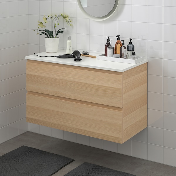 meuble vasque sur pied ikea