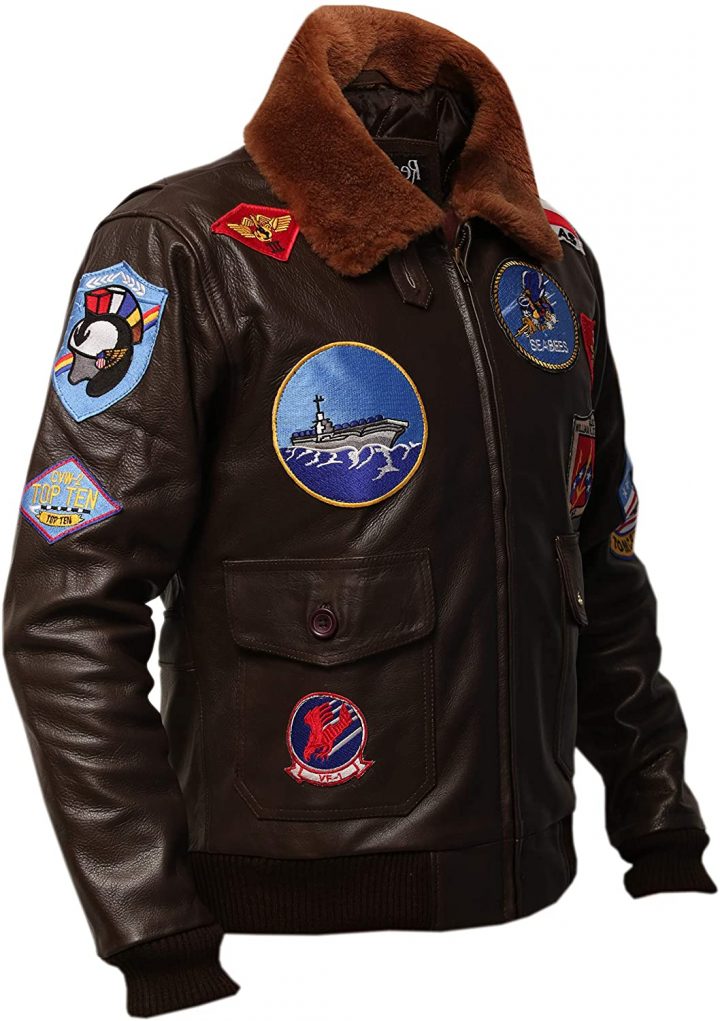 top gun college jacke