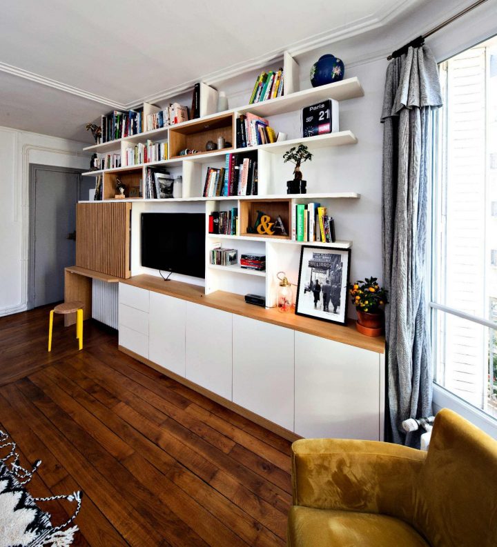 meuble tv avec bureau