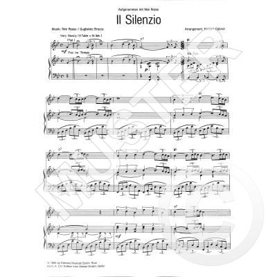 il silenzio text deutsch