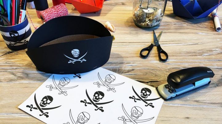 piratenhut vorlage zum ausdrucken