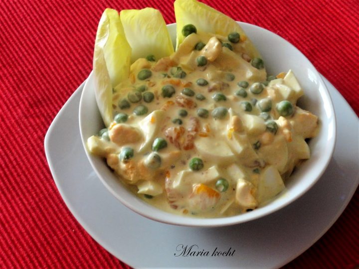 eiersalat mit curry mayonnaise