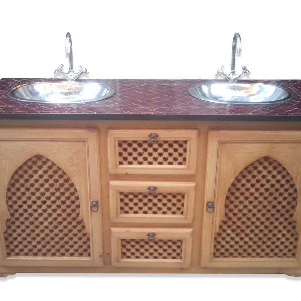 meuble salle de bain marocain