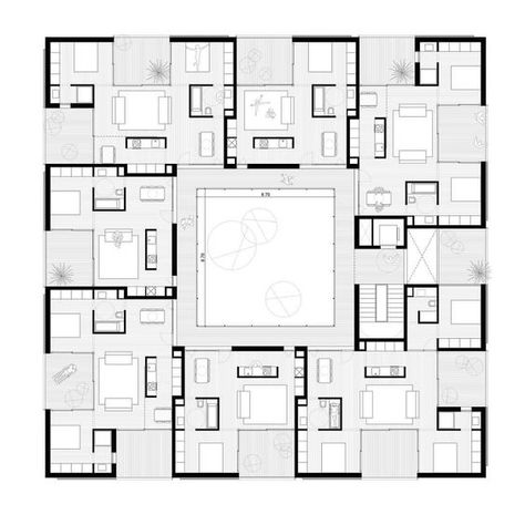 plan immeuble 3 appartements