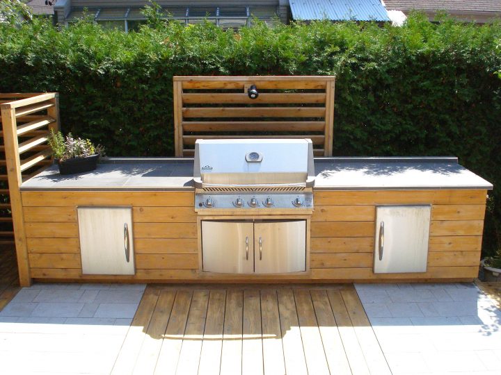 meuble pour barbecue exterieur