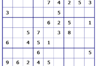 sudoku kostenlos sehr schwer