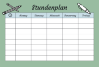 stundenplan blanko pdf