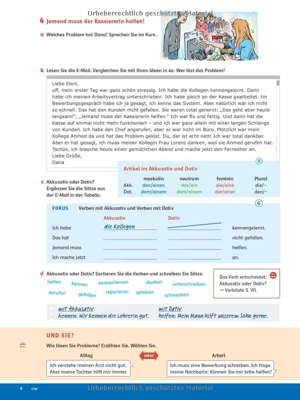 linie 1 a2 arbeitsblätter grammatik pdf