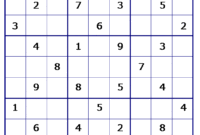 sudoku sehr leicht