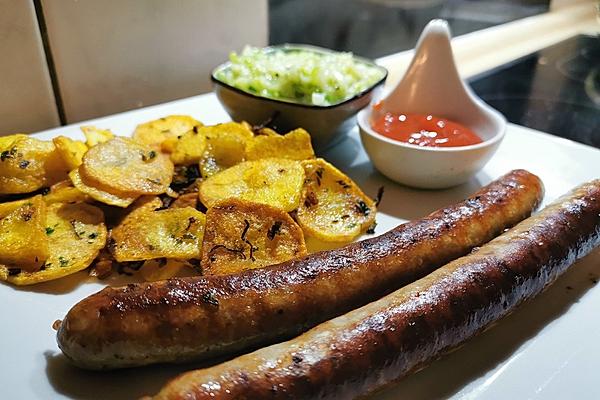 bauernfrühstück aus rohen kartoffeln