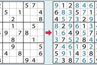 sudoku leicht mit lösung