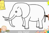 elefant einfach zeichnen