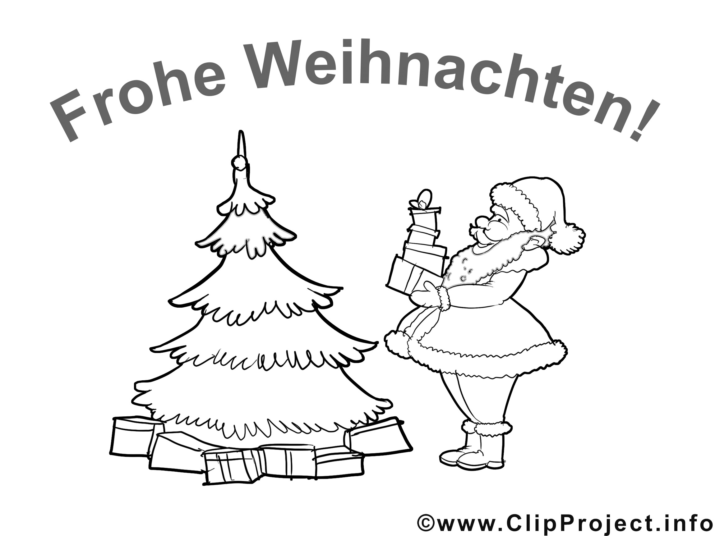 Weihnachtsbilder zum Ausmalen kostenlos