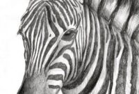 zebra malen