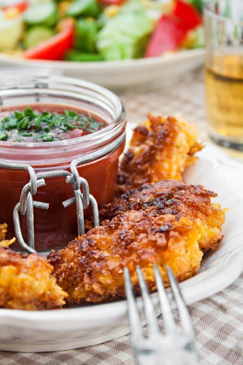 gefrorene chicken nuggets heißluftfritteuse