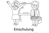 einschulung ausmalbild