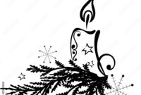 weihnachten clipart schwarz weiss kostenlos