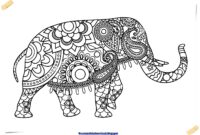 elefant mandala zum ausdrucken