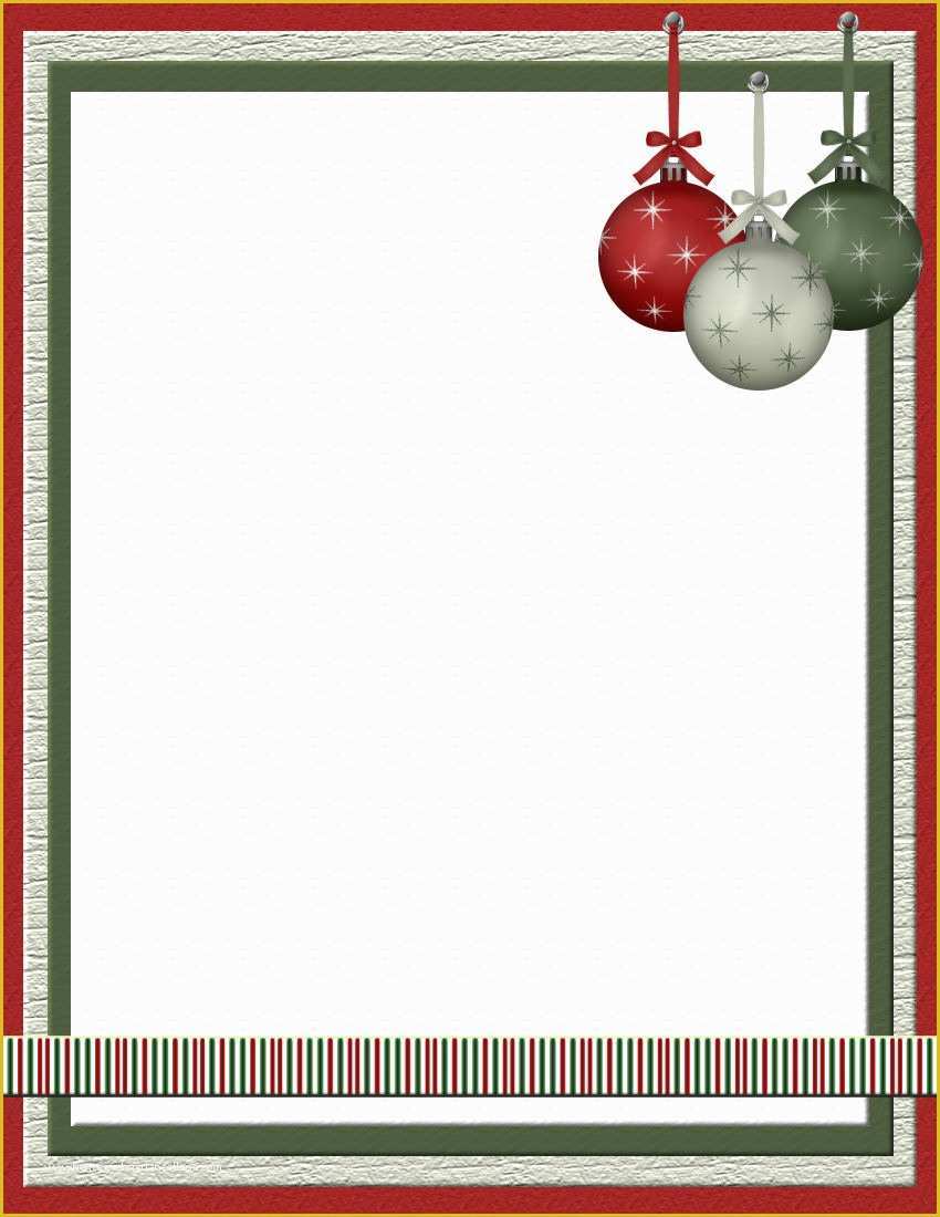 Christmas Word Templates Free Download Of Christmas 2 Free Stationery