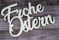 frohe ostern schriftzug