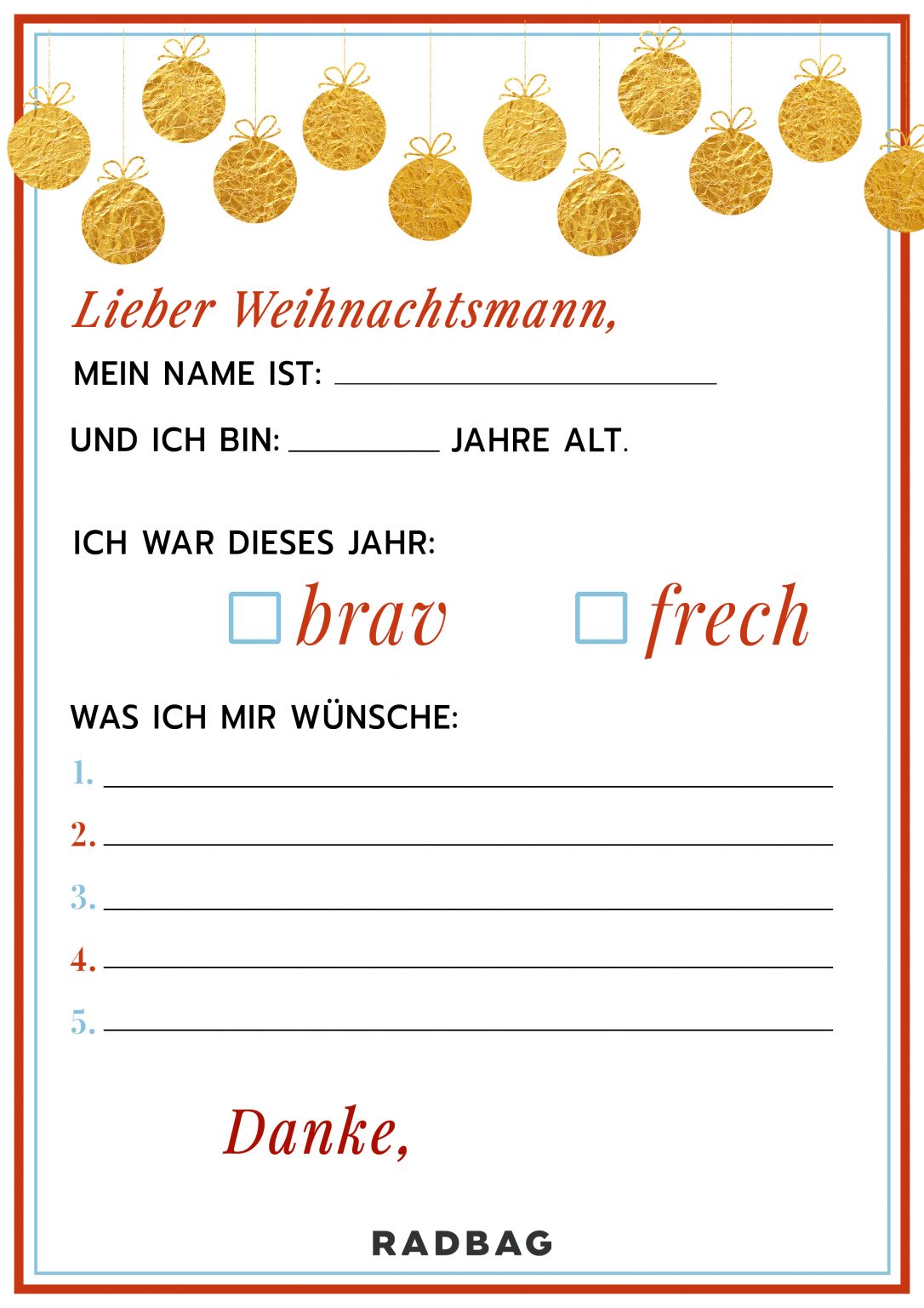 Jetzt Aus 4 Wunschzettel Für Weihnachten Auswählen Und über