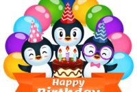 pinguin geburtstag bild