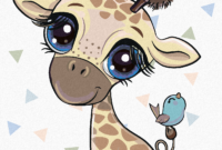 malen nach zahlen giraffe